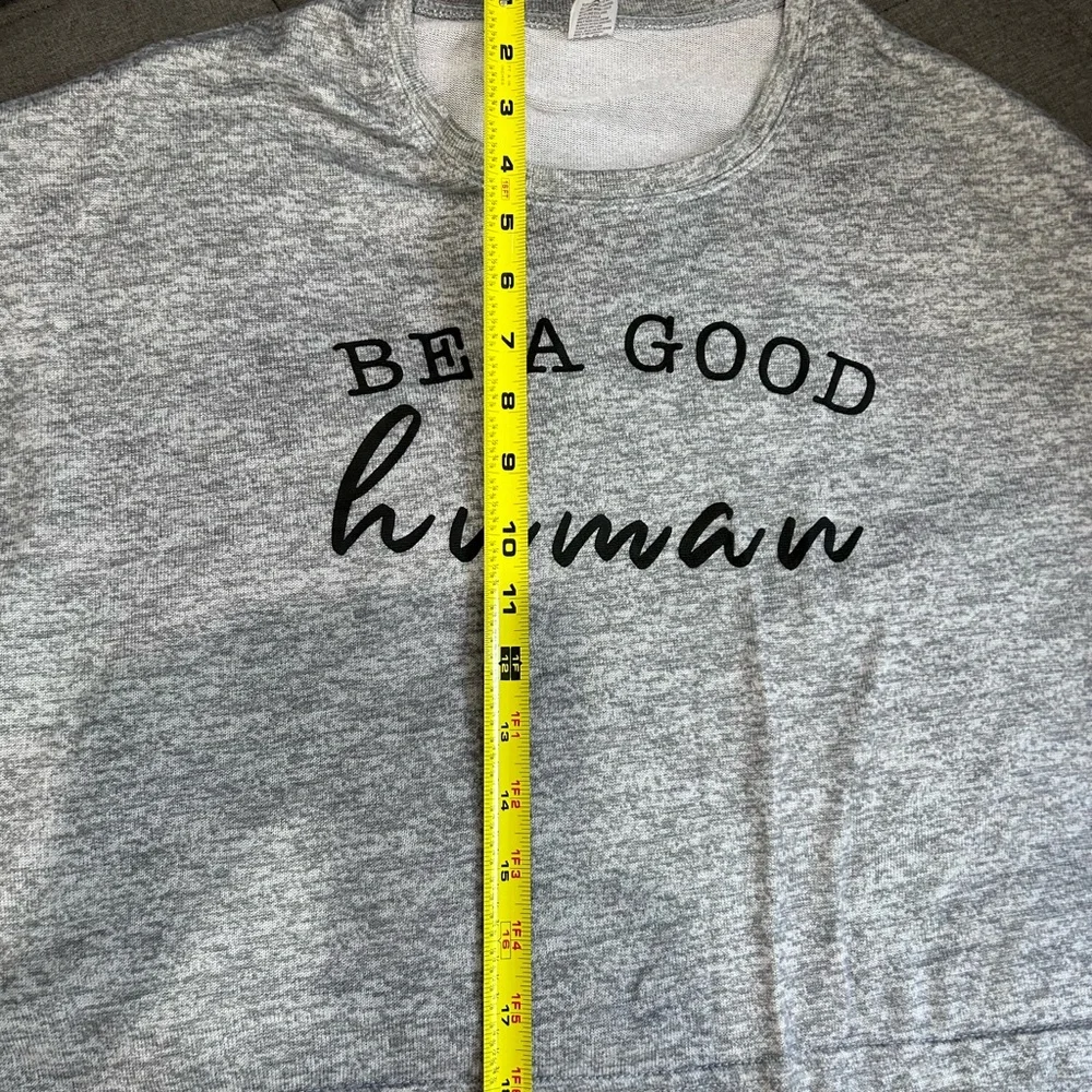 💥PRICE ⬇️ Grey & Black Women’s Long Sleeve Shorts Pj’s • Top Large & Bottom M • - Picture 7 of 8